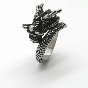 Stainless Steel Dragon  Ring